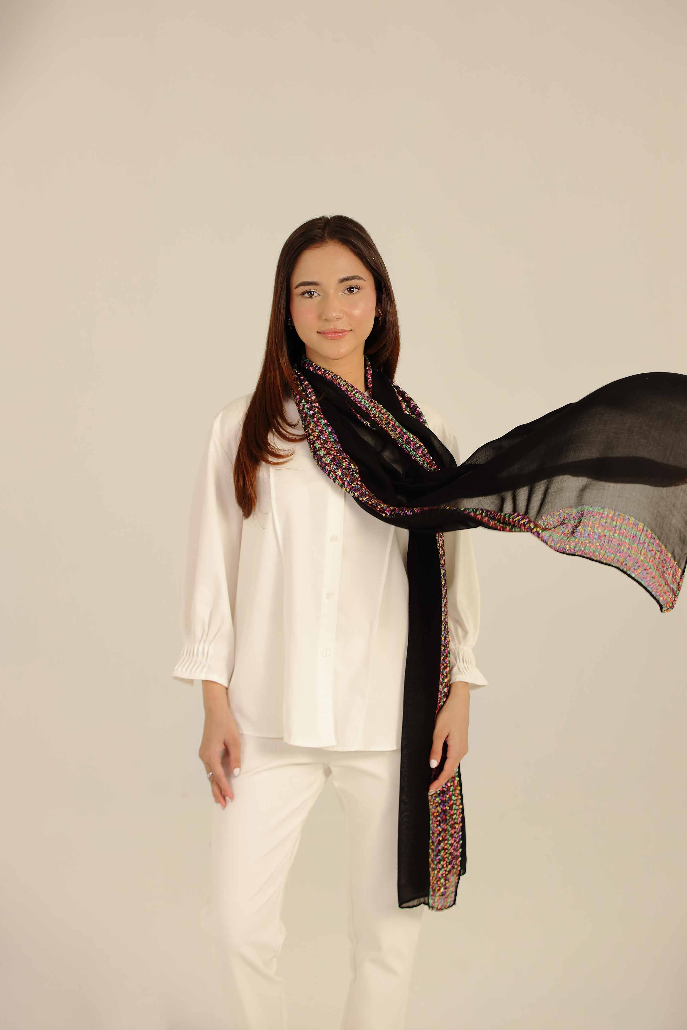 Black Women Scarf-442602103