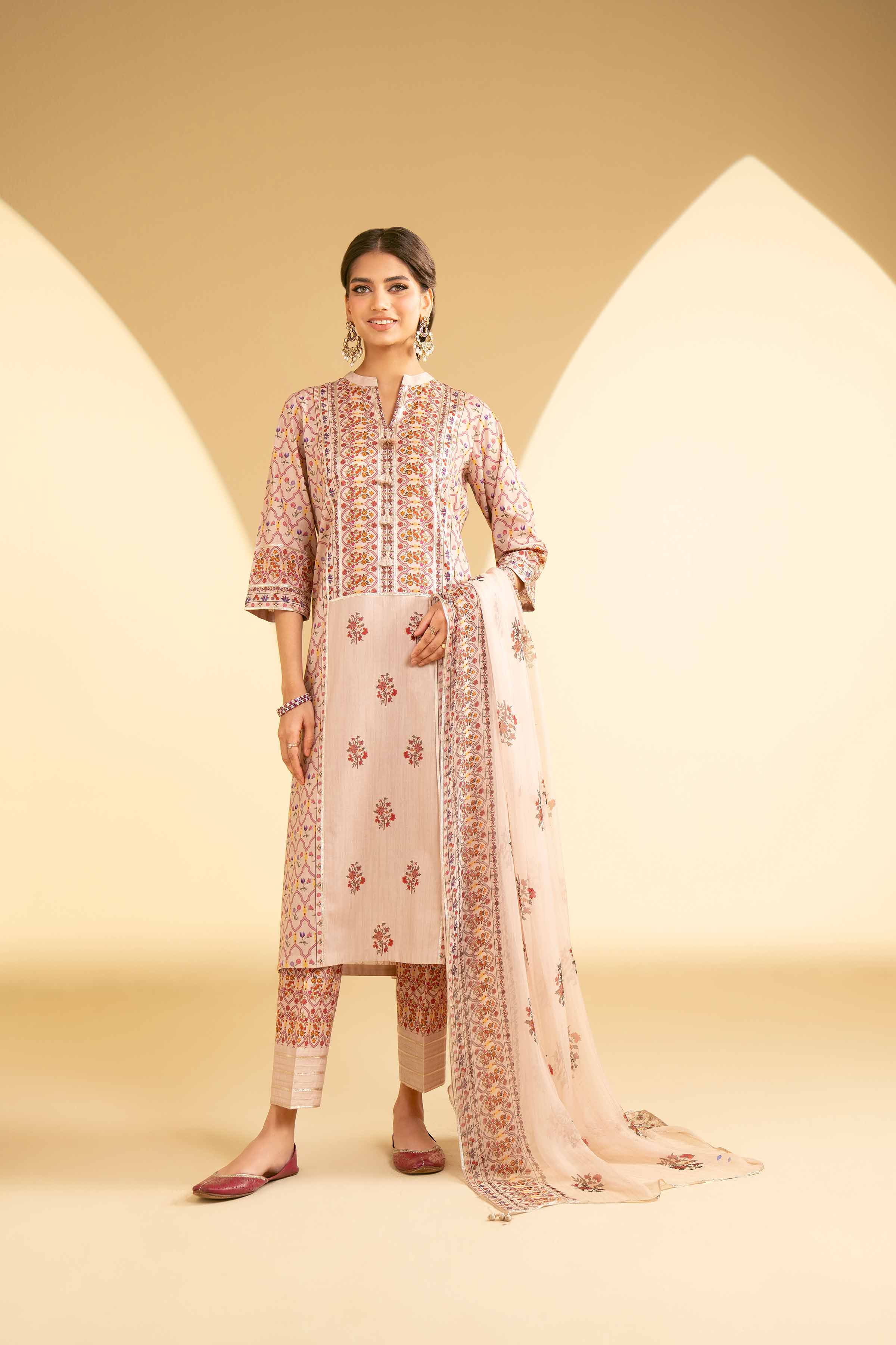 7019-3-Piece-Printed-Suit-KFE25-81-5.jpg 3 Piece - Printed Suit - KFE25-81