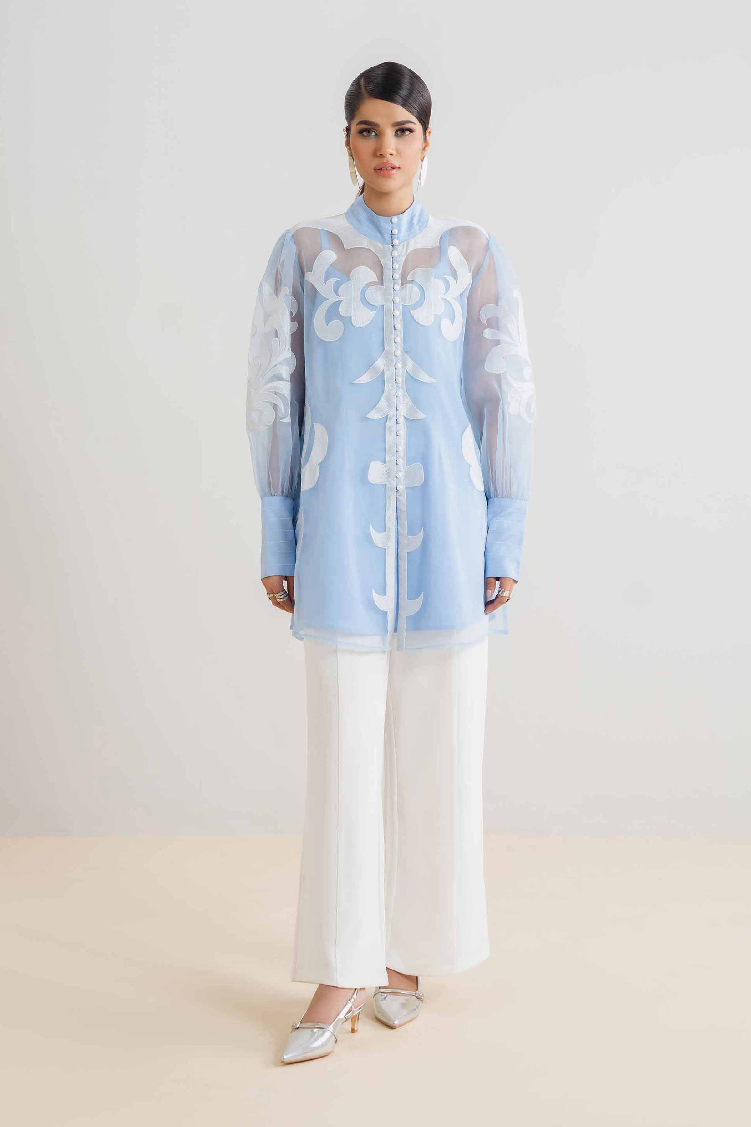 2 Piece - Embroidered Suit - PCS25-10