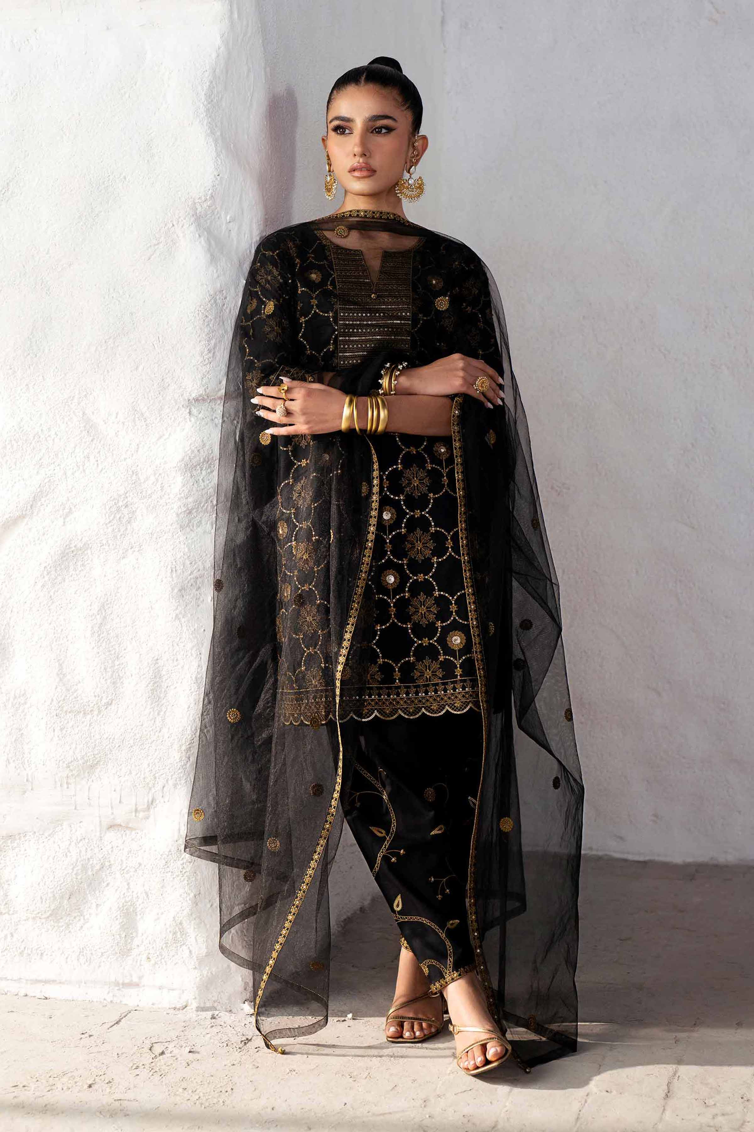 3 Piece - Embroidered Suit - KFS25-01
