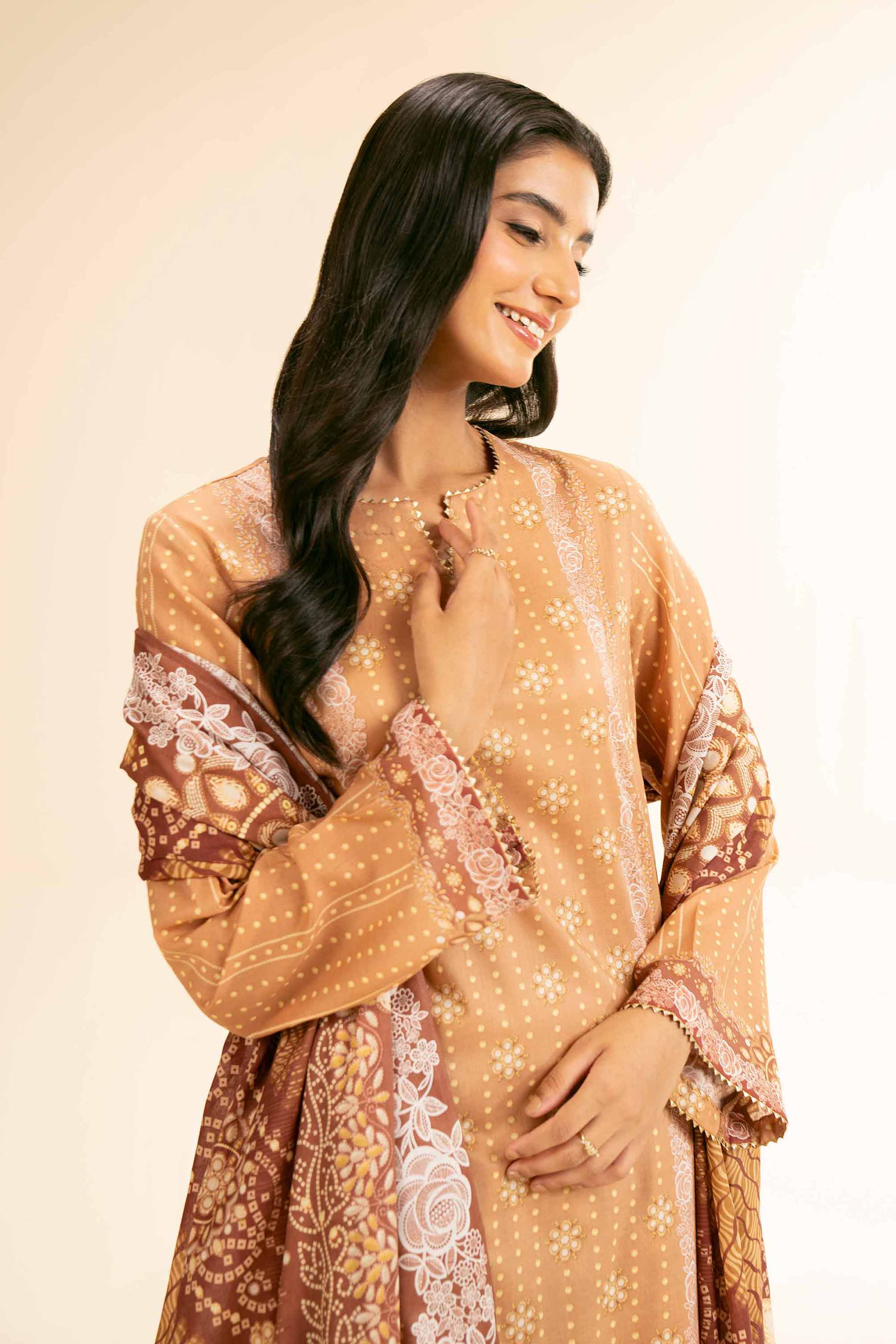 3 Piece - Digital Printed Suit - 42501192