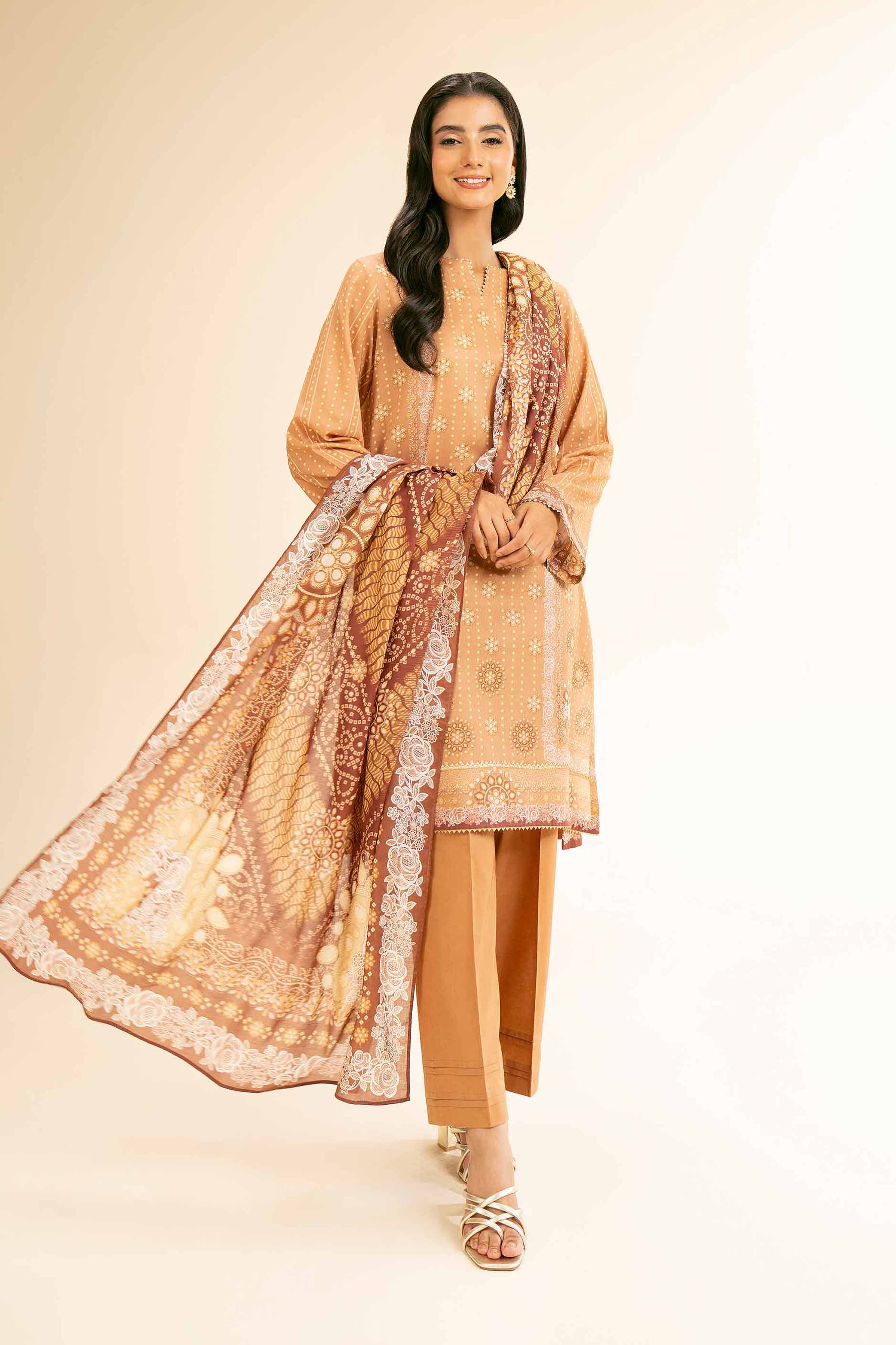 3 Piece - Digital Printed Suit - 42501192