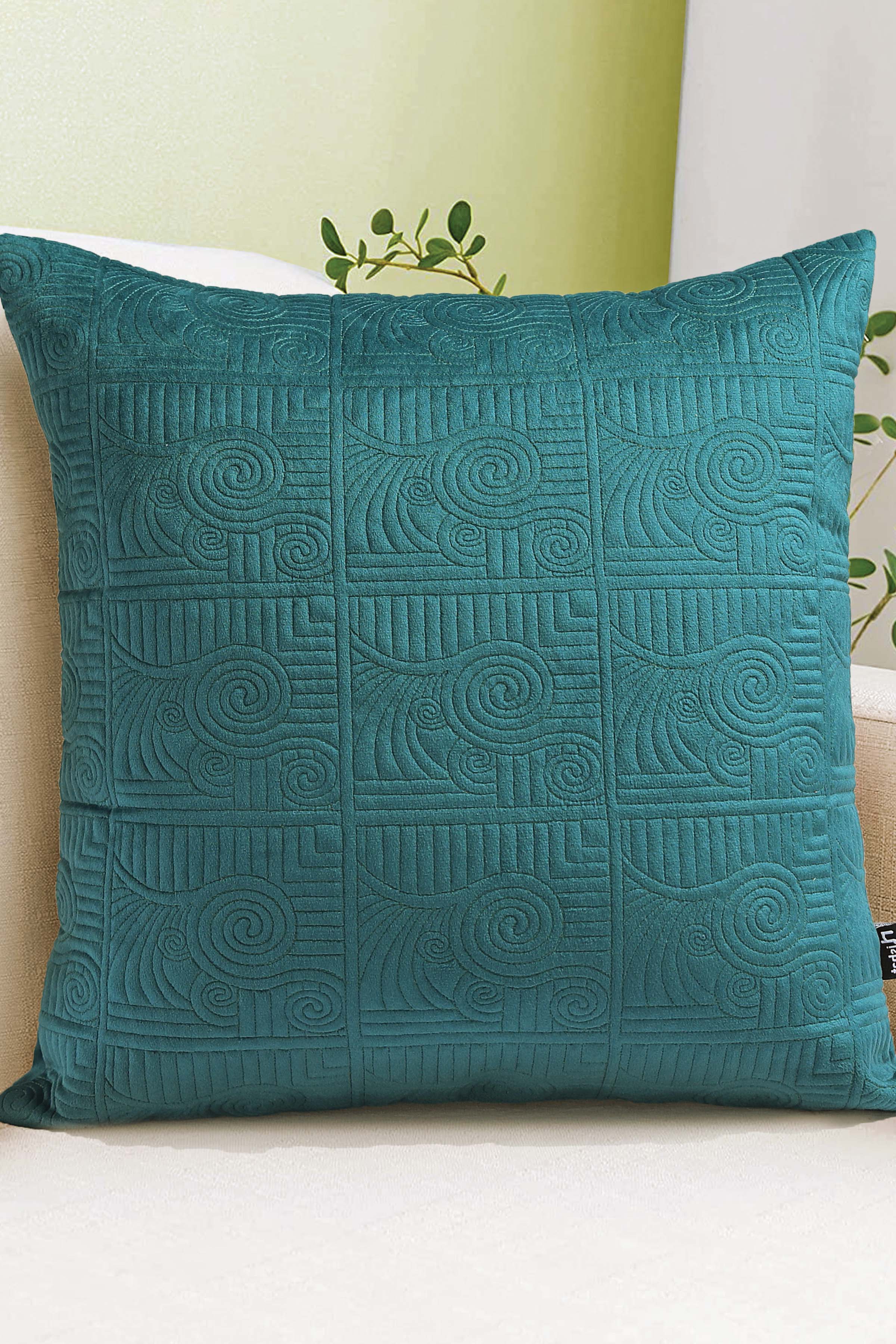 Glass Ocean Cushion Cover Emb