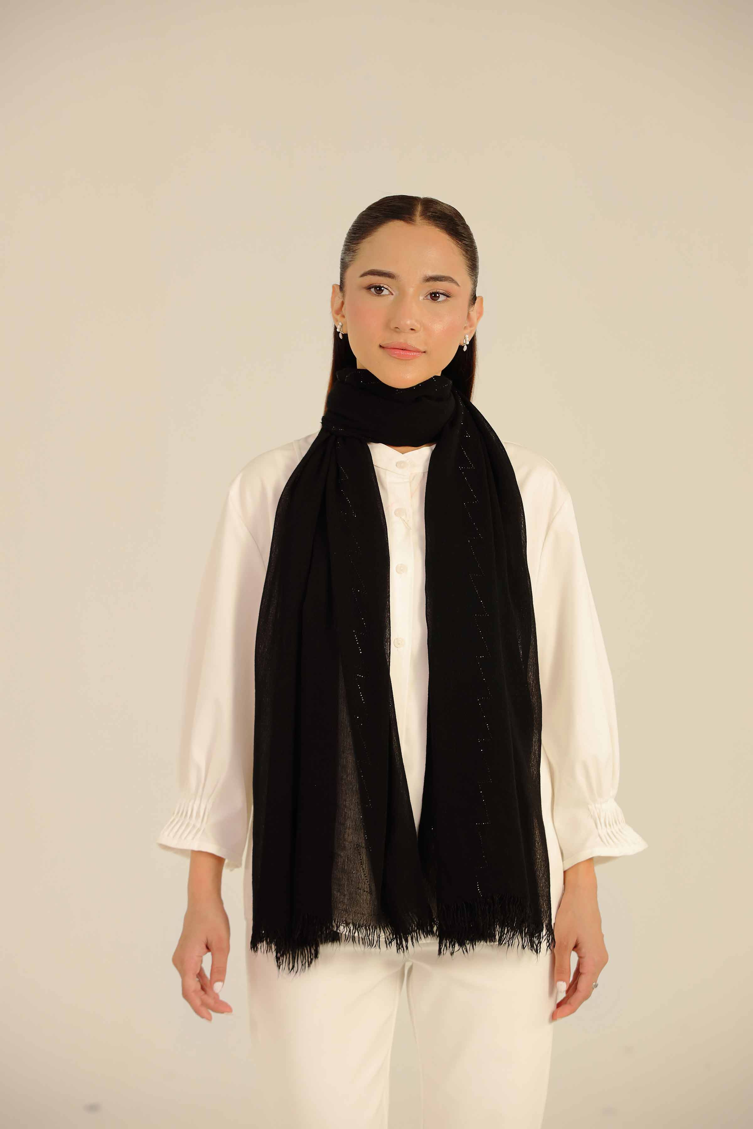 Black Women Scarf-442512103