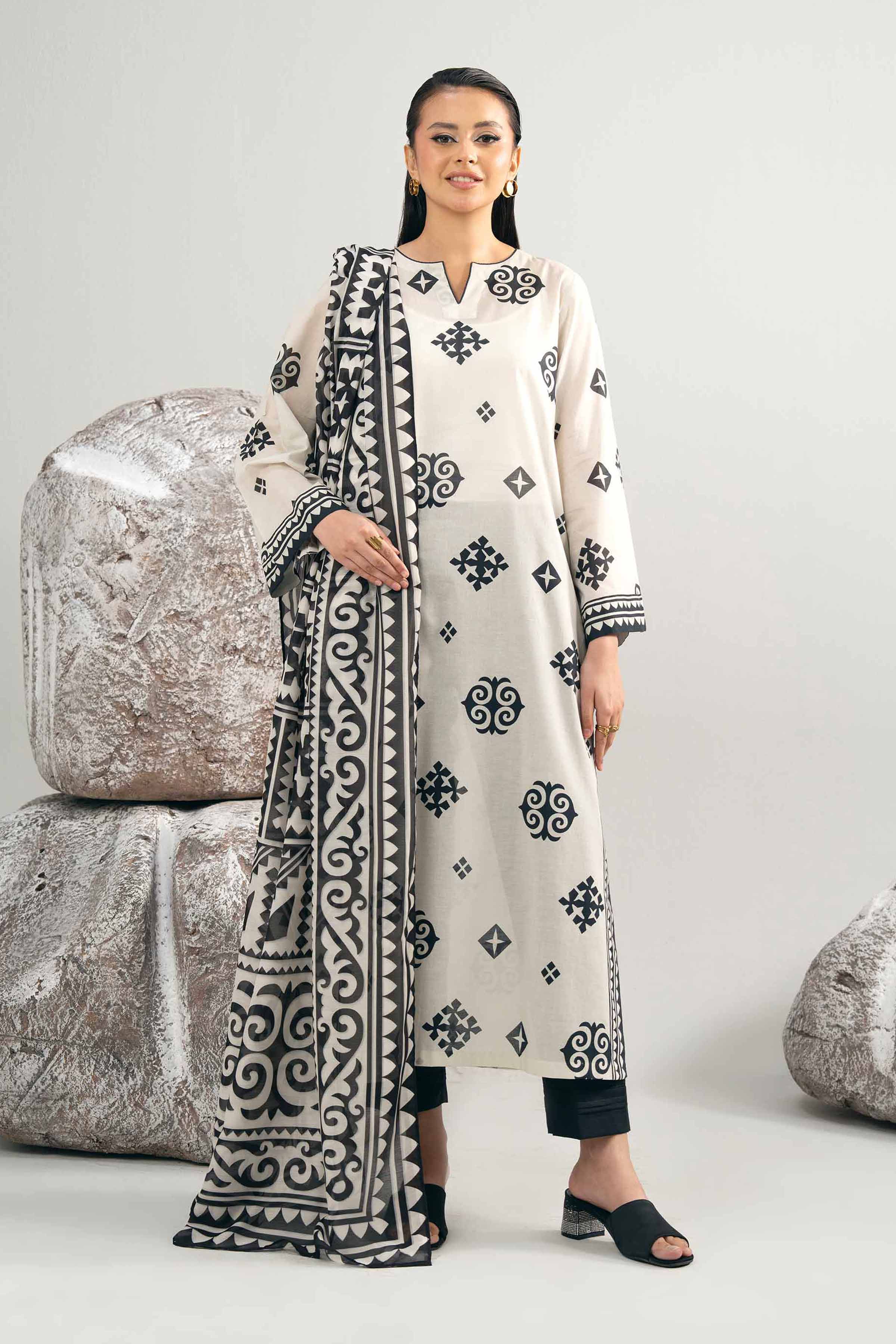2 Piece - Digital Printed Suit - 42502006