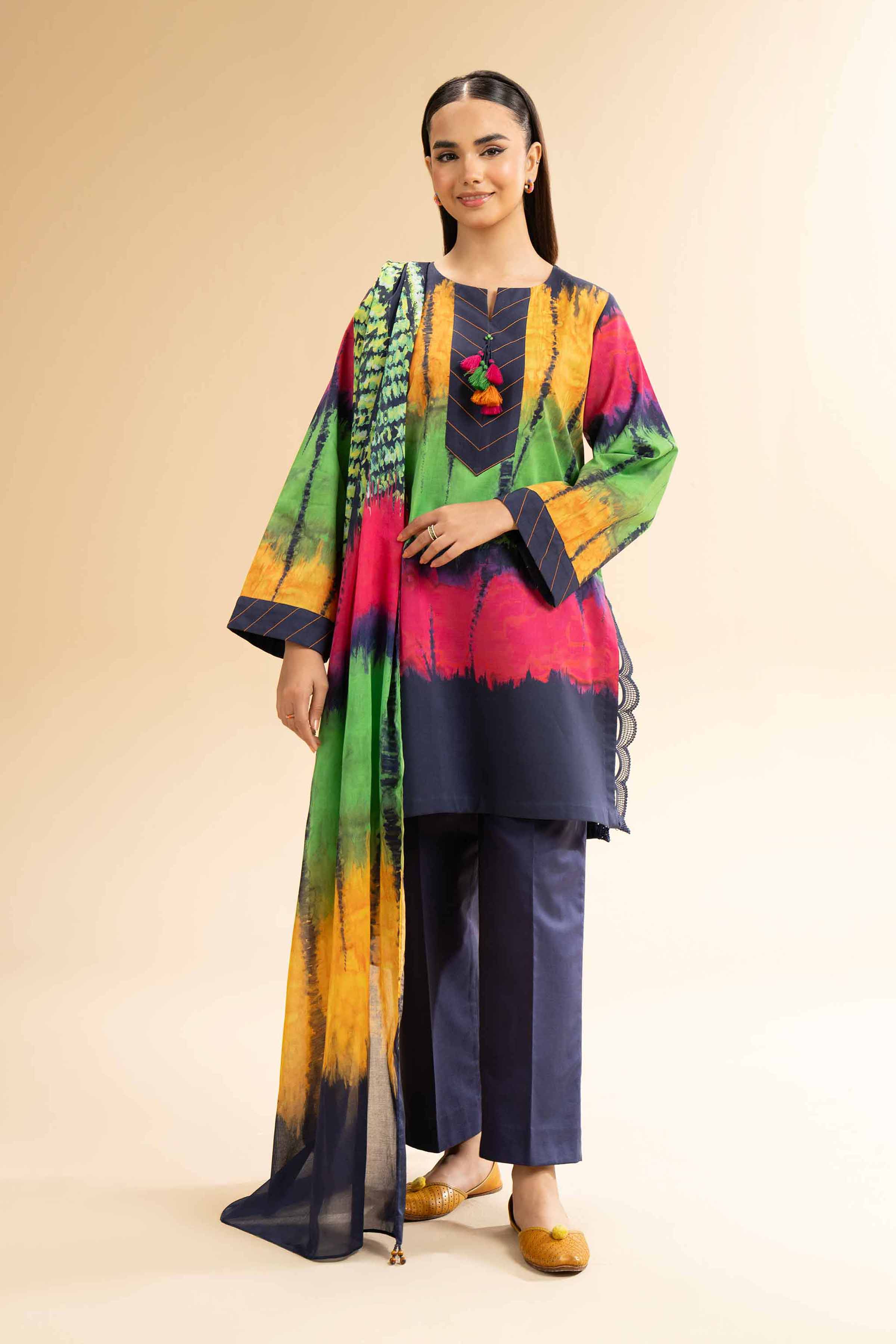 3 Piece - Digital Printed Suit - 42501604