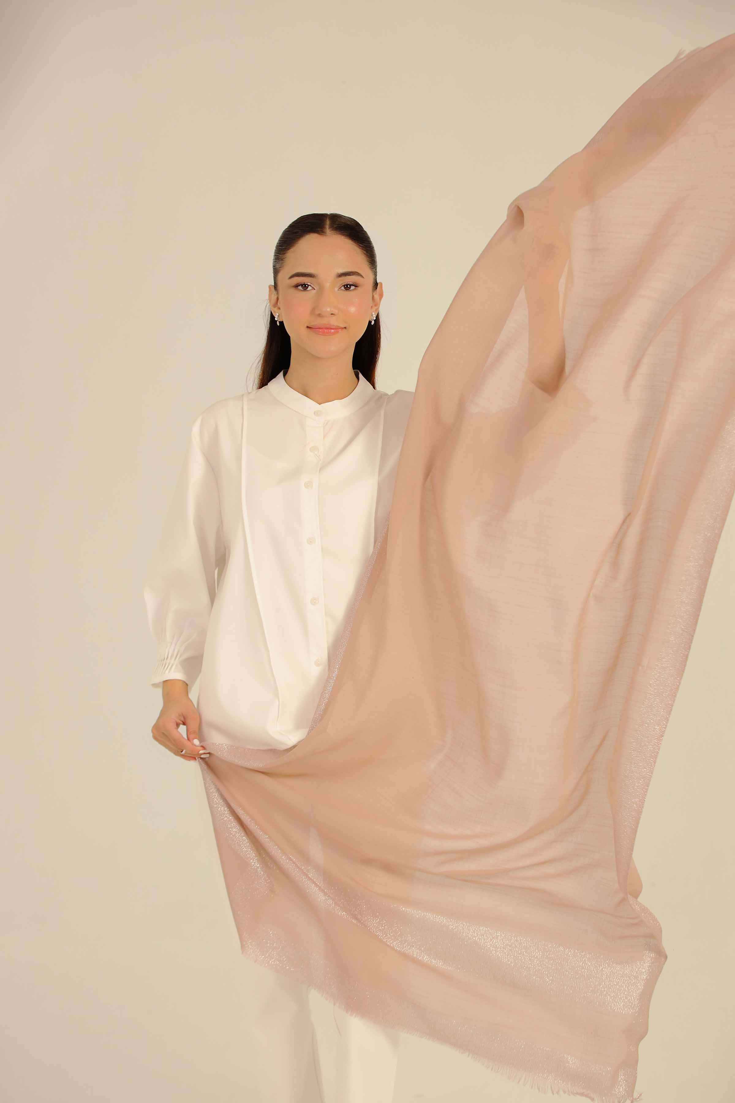Grey Women Scarf-442442111
