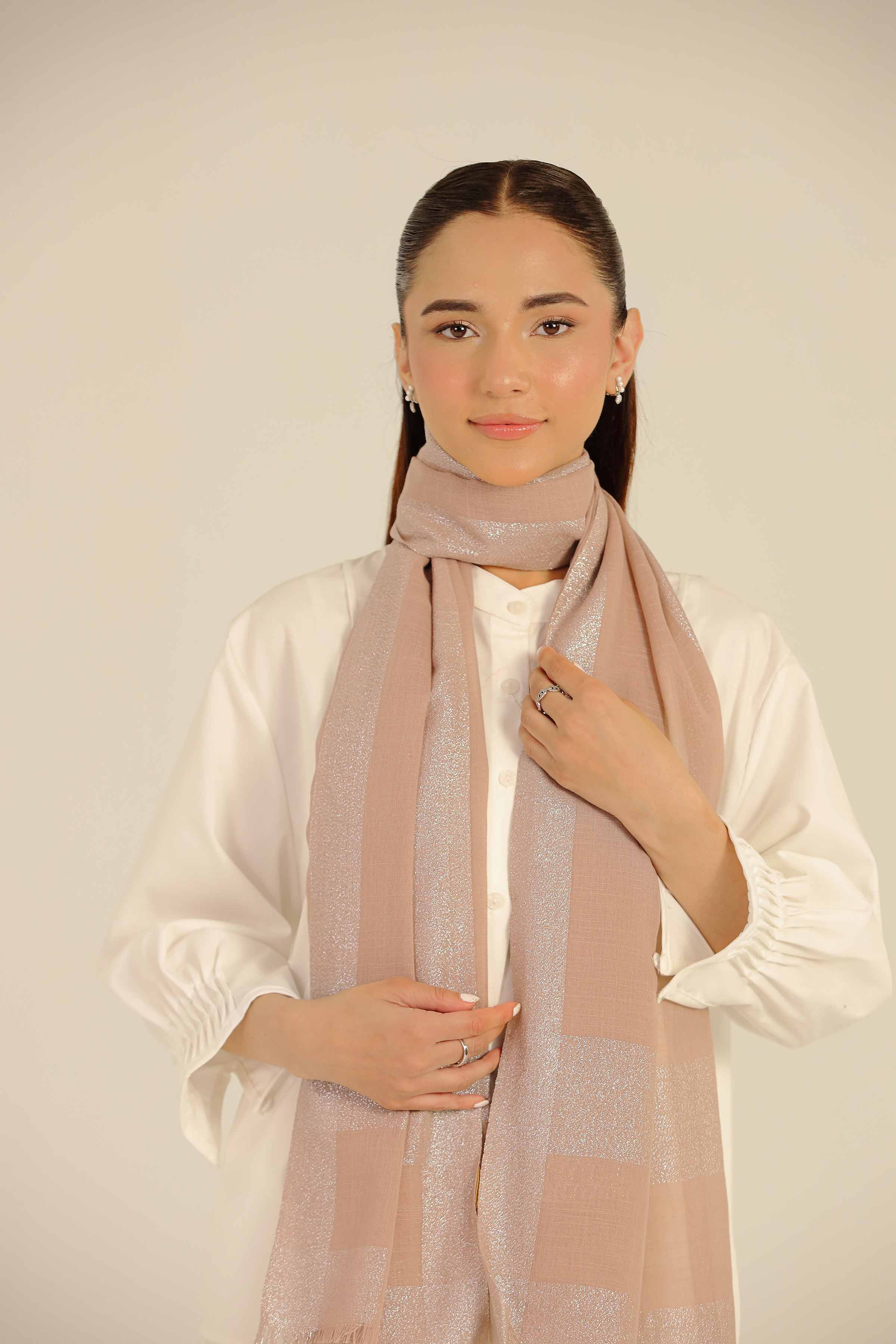 Grey Women Scarf-442442111