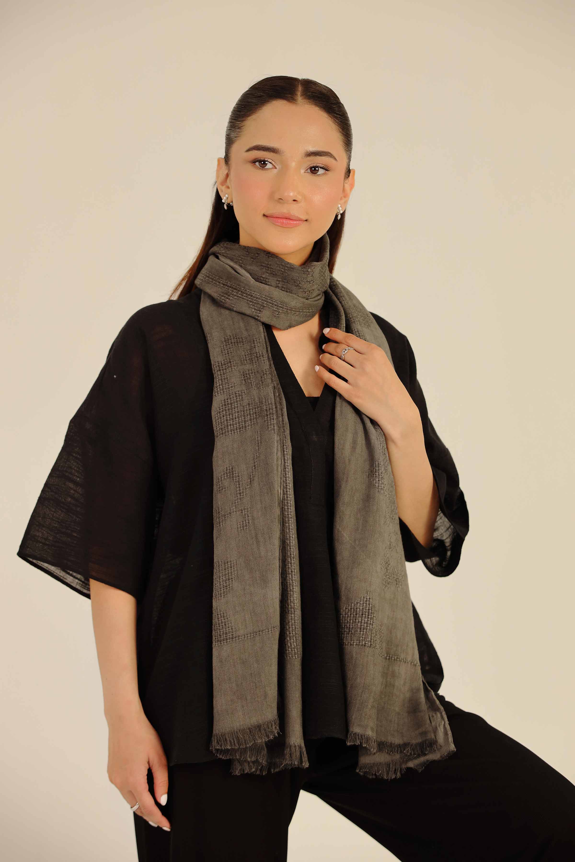 Black Women Scarf-442692103