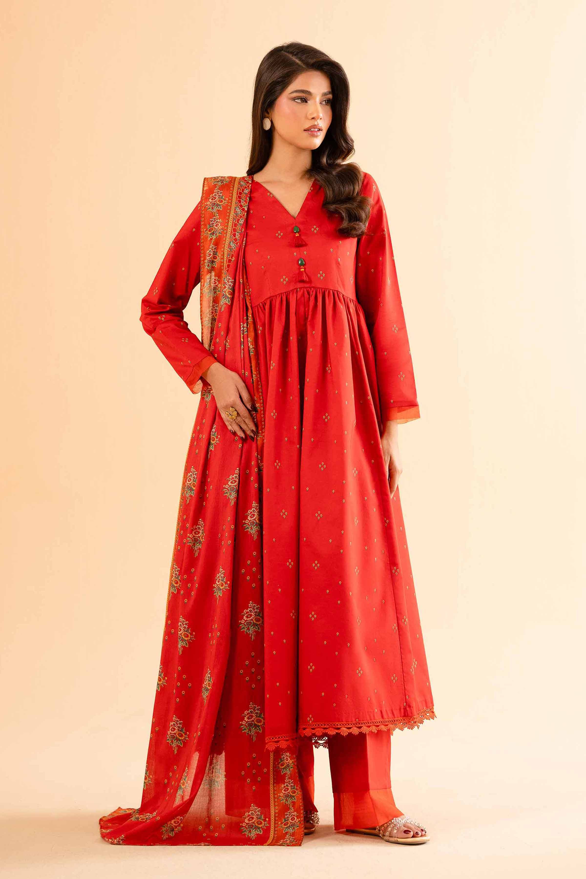 3 Piece - Printed Loose Fabric - 42503142
