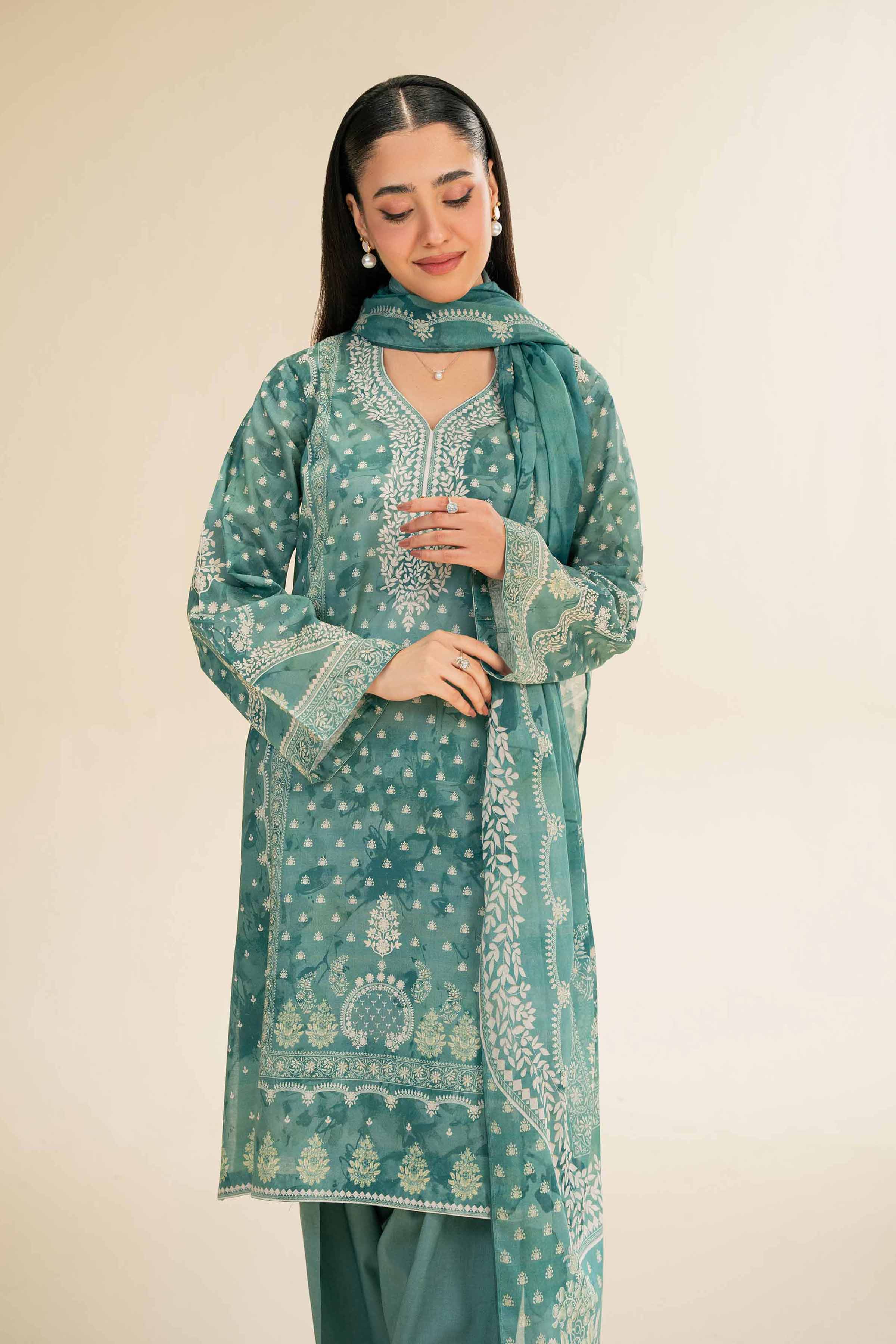 3 Piece - Digital Printed Suit - 42501197