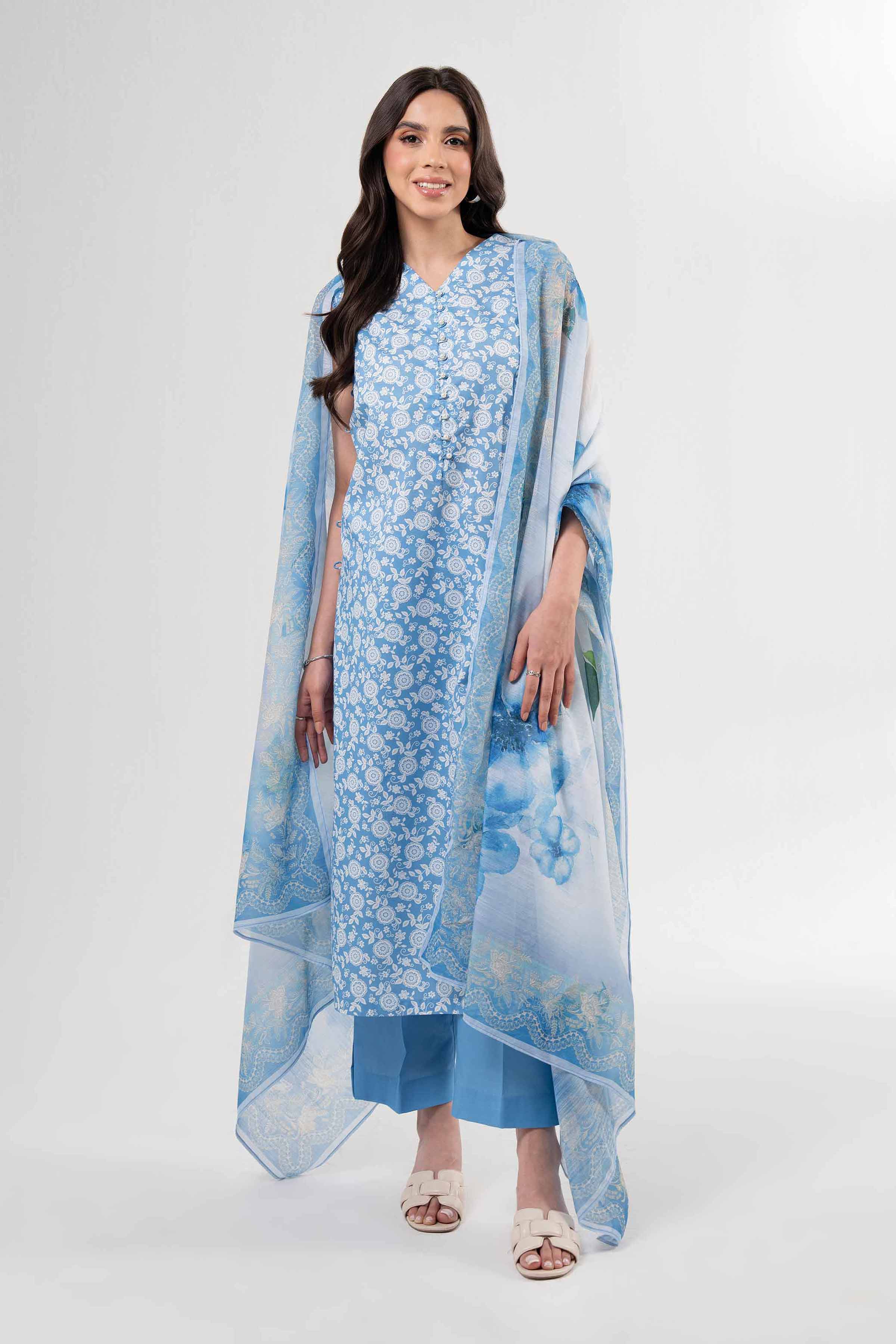 3 Piece - Digital Printed Suit - 42502144