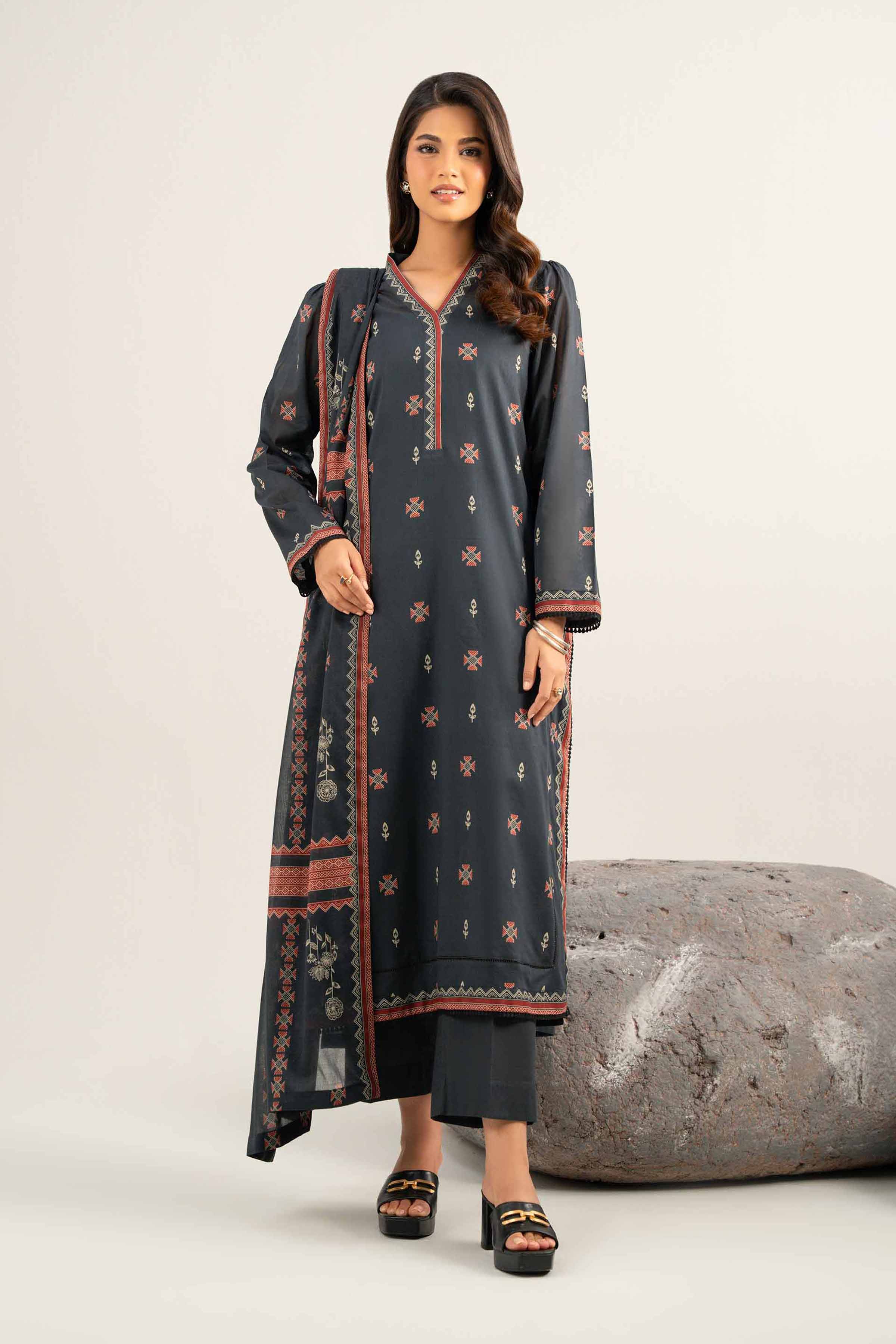 3 Piece - Printed Loose Fabric - 42503311