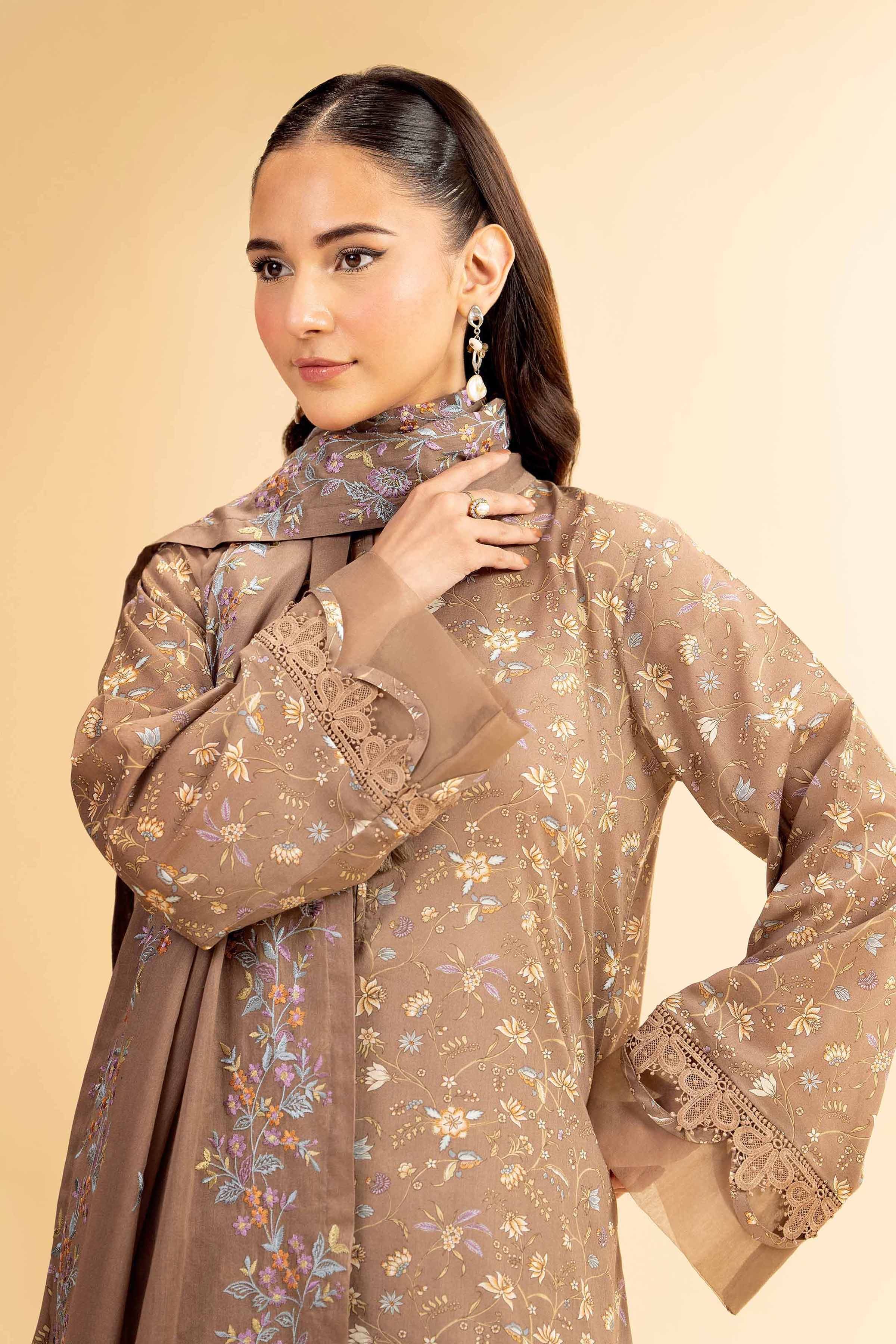 869-3-Piece-Printed-Embroidered-Suit-42501505-2.jpg 3 Piece - Printed Embroidered Suit - 42501505
