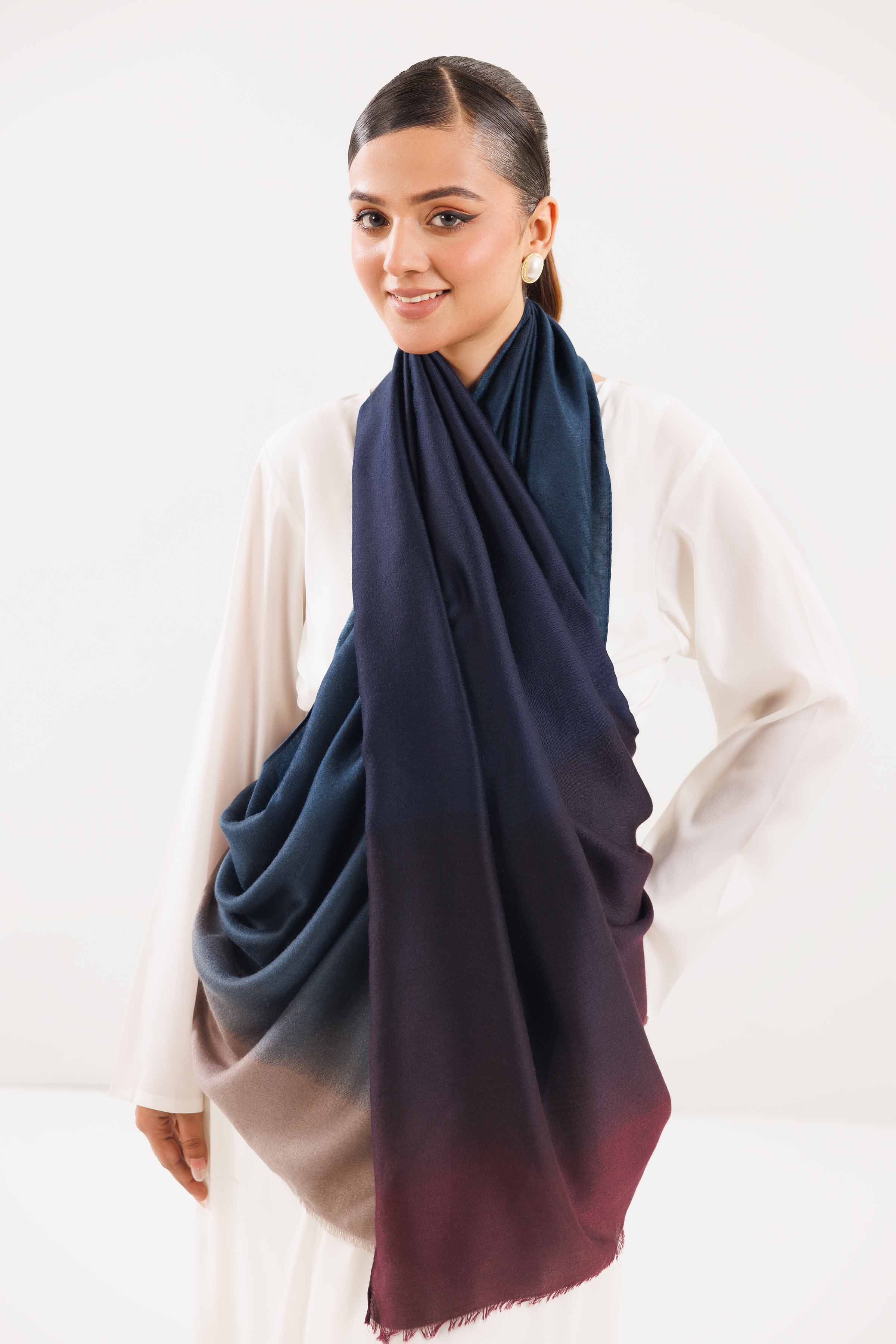 Blue Women Scarf-442842108