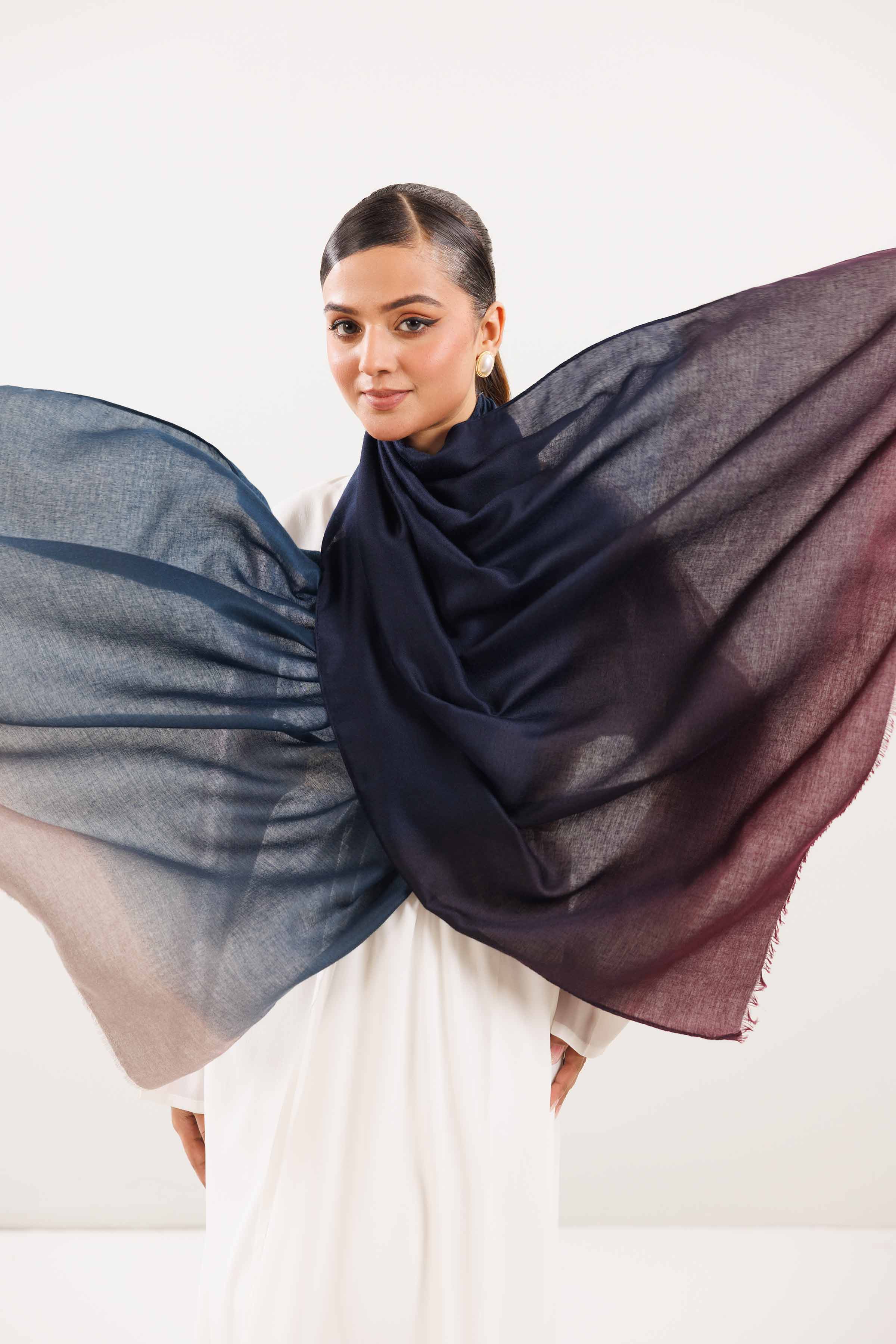 Blue Women Scarf-442842108