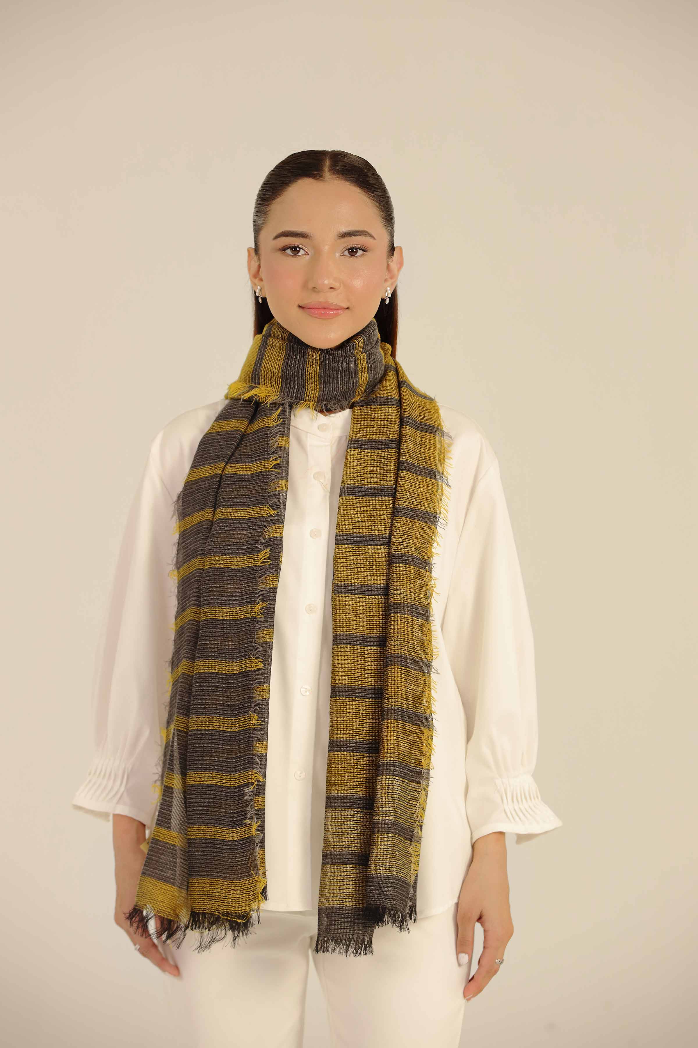 Yellow Women Scarf-442662102