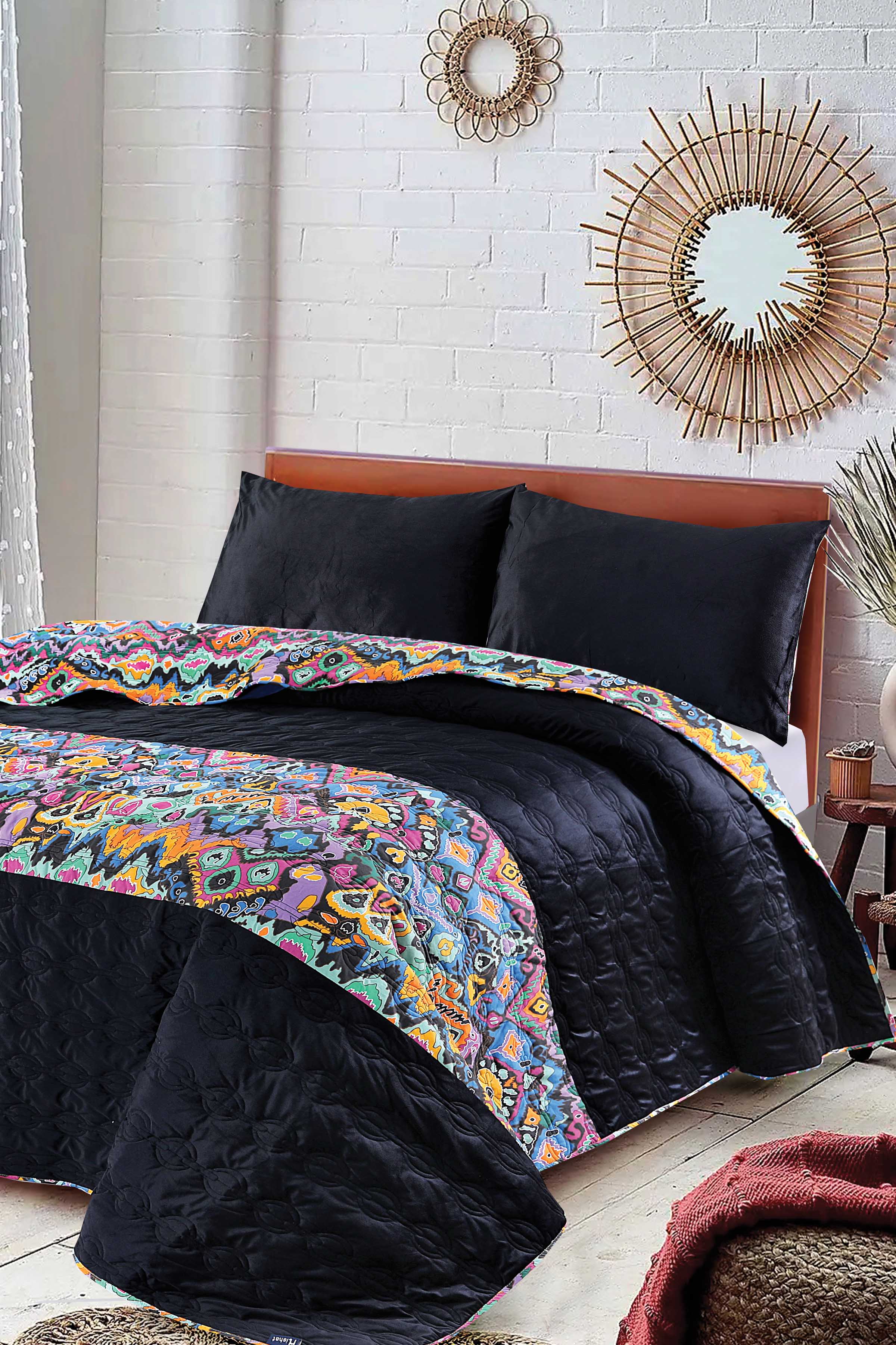 Ikat Tie Bed Spread