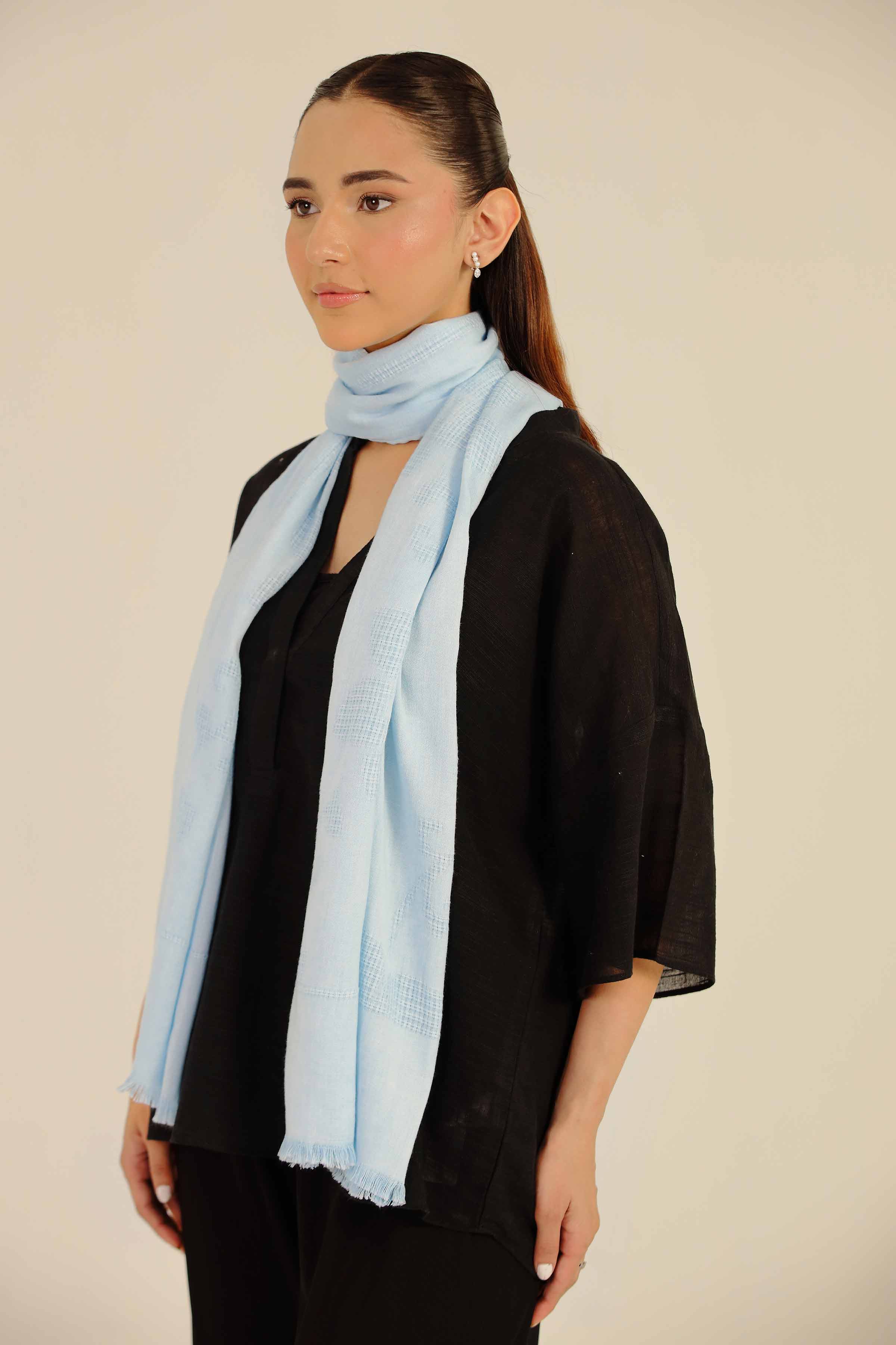 Blue Women Scarf-442692108